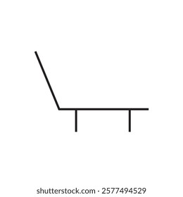 chair icon logo design elements