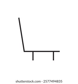 chair icon logo design elements