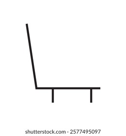 chair icon logo design elements