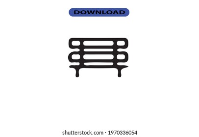 Chair icon or logo high resolution