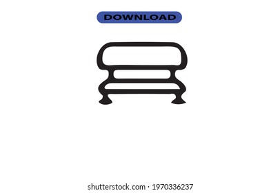 Chair icon or logo high resolution