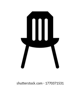 chair icon or logo isolated sign symbol vector illustration - high quality black style vector icons
