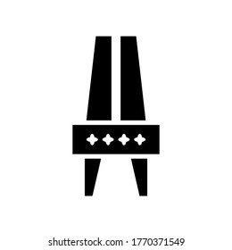 chair icon or logo isolated sign symbol vector illustration - high quality black style vector icons
