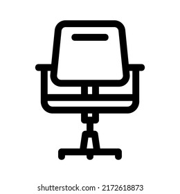 chair icon or logo isolated sign symbol vector illustration - high quality black style vector icons
