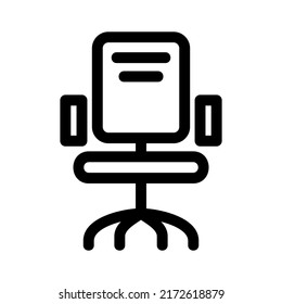 chair icon or logo isolated sign symbol vector illustration - high quality black style vector icons

