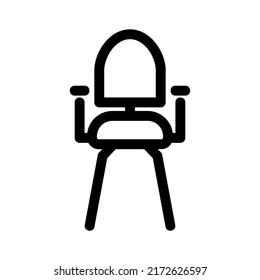 chair icon or logo isolated sign symbol vector illustration - high quality black style vector icons
