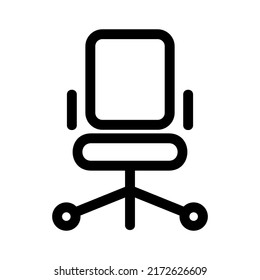 chair icon or logo isolated sign symbol vector illustration - high quality black style vector icons
