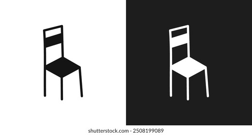 Stuhlsymbol Logo Set Vektor