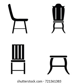 chair icon set