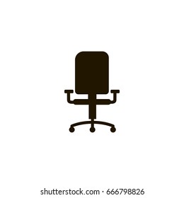 chair icon. sign design