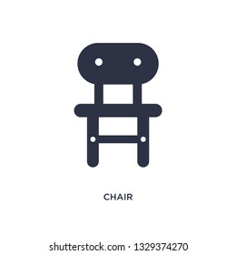 chair icon. Simple element illustration from camping concept. chair editable symbol design on white background. Can be use for web and mobile.