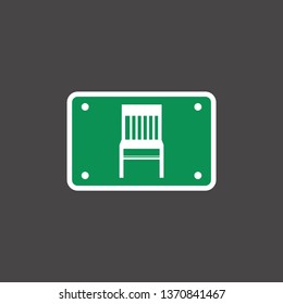 chair icon for sit