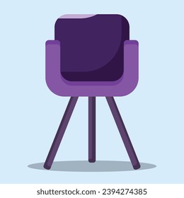 Chair icon. Subtable to place on hotel, etc.