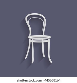 chair icon. symbol furniture. icon home interior