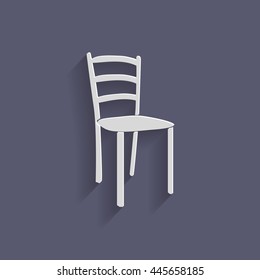 chair icon. symbol furniture. icon home interior