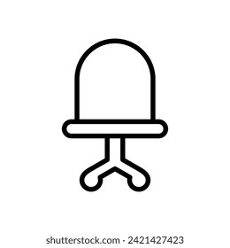 chair icon symbol vector template