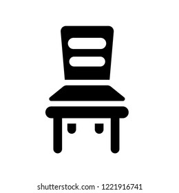 Chair icon. Trendy Chair logo concept on white background from Furniture and Household collection. Suitable for use on web apps, mobile apps and print media.