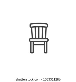 chair icon vector