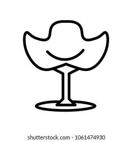 chair  icon vector