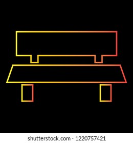 chair icon vector