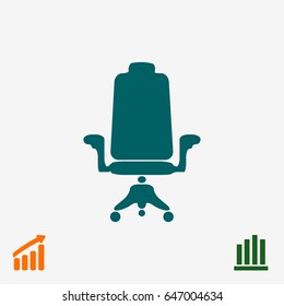 chair icon, vector best flat icon, EPS