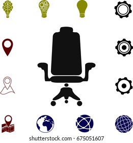 chair icon, vector best flat icon, EPS