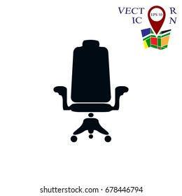 chair icon, vector best flat icon, EPS