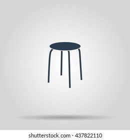Chair Icon. Vector concept illustration for design.