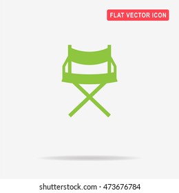 Chair icon. Vector concept illustration for design.