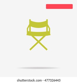Chair icon. Vector concept illustration for design.