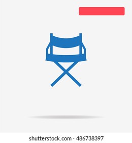 Chair icon. Vector concept illustration for design.