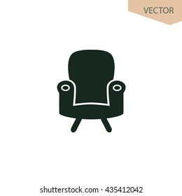 Chair icon, vector design