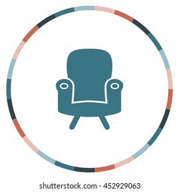 Chair icon, vector design
