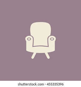 Chair icon, vector design