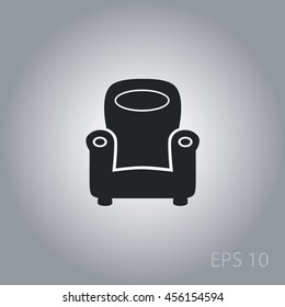 Chair icon, vector design