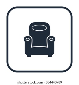 Chair icon, vector design