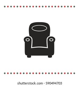 Chair icon, vector design