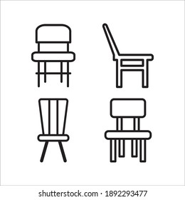 Chair Icon Vector Design Template