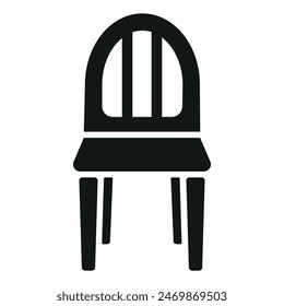 Plantillas de diseño de Vector de iconos de silla simples y modernas