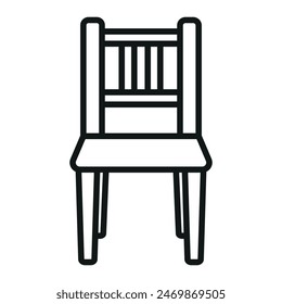 Plantillas de diseño de Vector de iconos de silla simples y modernas