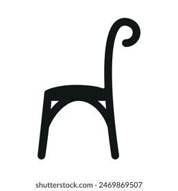 Plantillas de diseño de Vector de iconos de silla simples y modernas