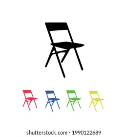 chair icon, chair vector. eps10