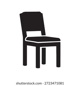 Icono de la silla Vector estilo plano 