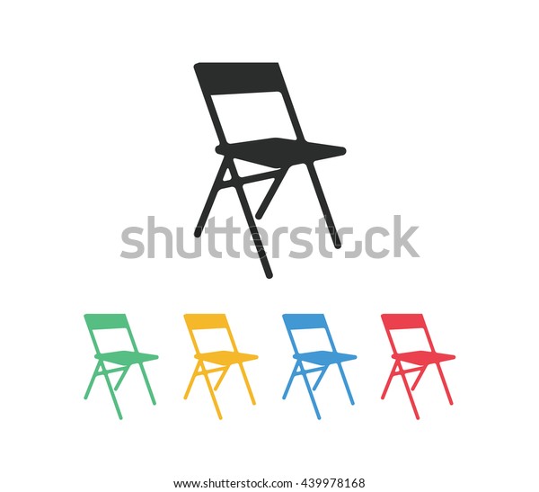 Chair icon.\
chair vector.  Folding chair\
vector
