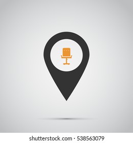 chair icon. vector illustration