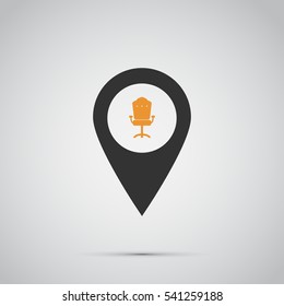 chair icon. vector illustration