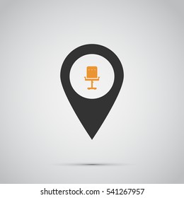chair icon. vector illustration
