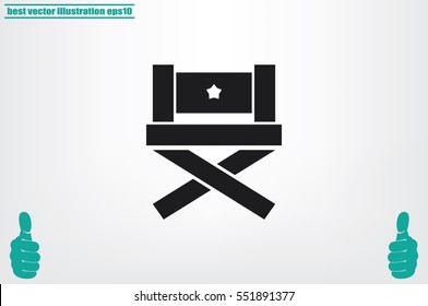 Chair icon vector illustration eps10.