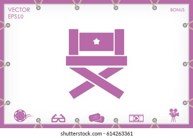 Chair icon vector illustration eps10.