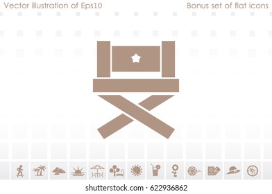 Chair icon vector illustration eps10.